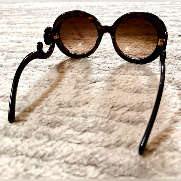 Prada Baroque Tortoise Sunglasses - Picture 3 of 14